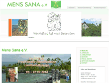 Tablet Screenshot of mens-sana-e-v.de